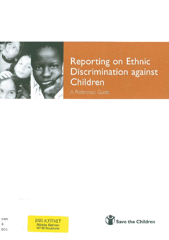 Reporting on ethnic discrimination against children.pdf_0.png